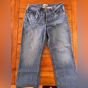 A&F The 90s Baggy Low Rise Curve Love Jeans